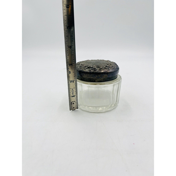 Lady Primrose Empty 3 Inch Floral Design Cream Jar Vintage - Picture 8 of 8